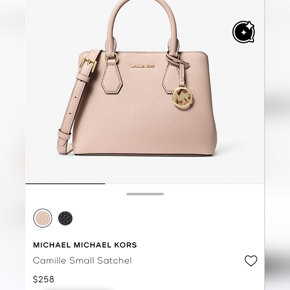 Michael Kors Blush Pink Camille Satchel - Picture 1 of 4